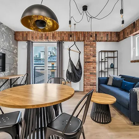 Daire Vistula Loft Blue Varşova